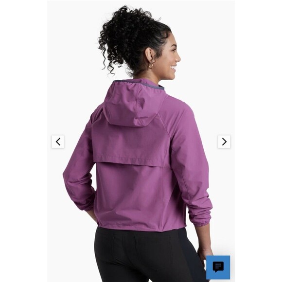 Kuhl Wander 1/2 Zip Jacket Womens XL Wild Orchid Hooded Light Weight Outdoor - Picture 3 of 7